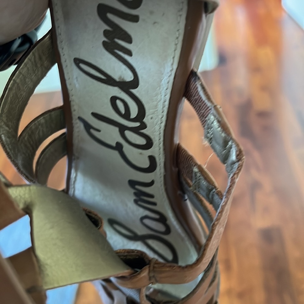 Sam Edelman - tan gladiator sandals - size 8.5 - Picture 5 of 6